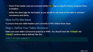How to Properly Print the Table Header in PDF Using JavaScript and AutoTable