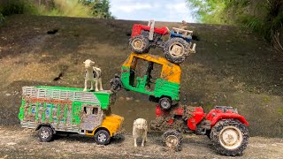 Water Jump | Eicher Tractor water Jump | AutoRickshaw Water Jump | Tata Truck Water Jump |SKToys