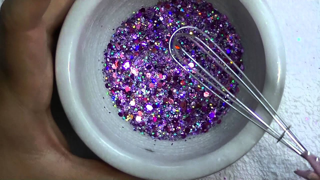 Mezcla de acrilico muy brillosa y colorida ❀ | Acrilicos para uñas, Glitter  para uñas, Videos de uñas decoradas