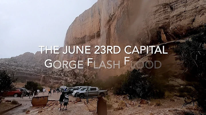 Our Capitol Gorge Flash Flood Rescue on June 23rd 2022