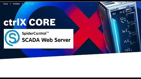 SpiderControl WebHMI in the Bosch ctrlX Store