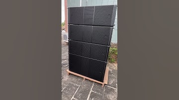 Double 12 inch # Linear array # Factory # R&D # Performance # Sound system # Debugging#bass -Sandy