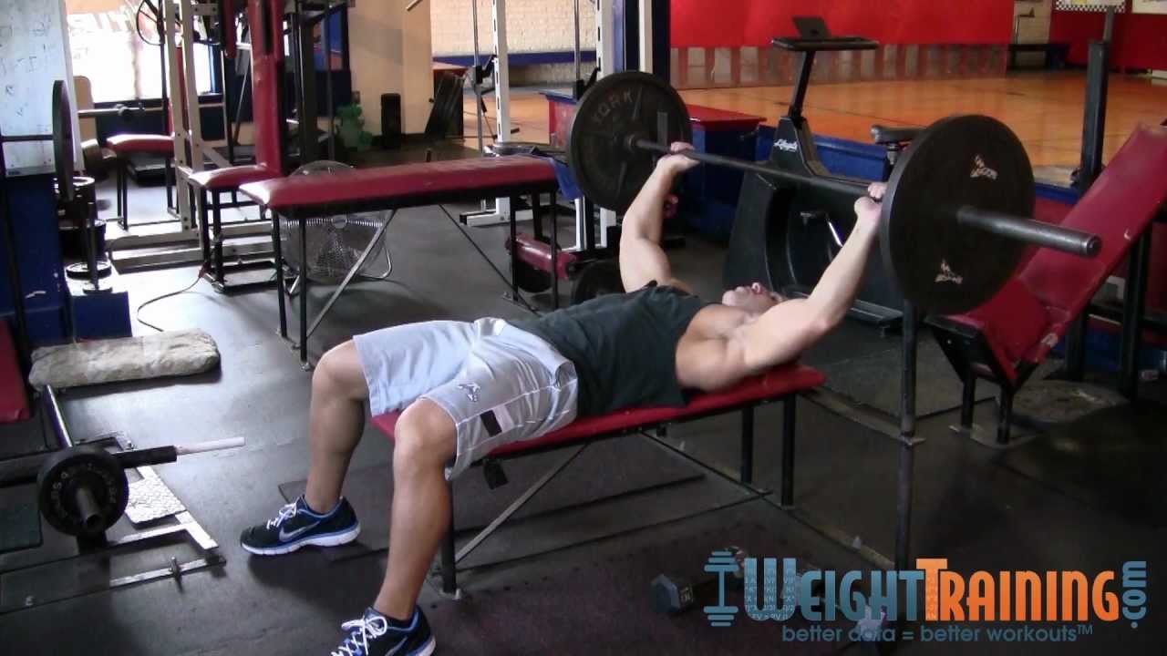 Wide Grip Bench Press How To Do Wide Grip Barbell Bench