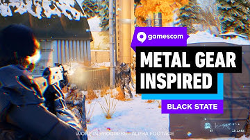 Black State: 12 Minutes of Metal Gear-Inspired Gameplay | gamescom 2025