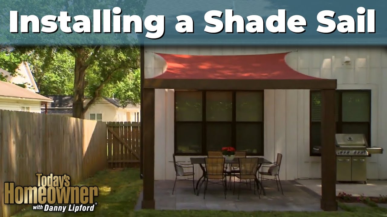 Installing a Shade Sail YouTube