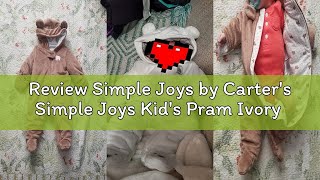 Review Simple Joys by Carter's Simple Joys Kid's Pram Ivory Bear Outerwear