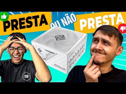 ESSA FONTE É DAS BRABA! ASROCK DE 1200W C/ CONECTOR ATX3.1 e PCIe 5.1 I SL-1200GW