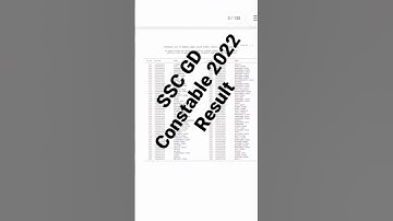 SSC GD Constable 2022 Result | result link👉👉https://ssc.nic.in/