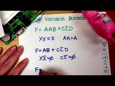 Boolean Simplification Single Variable: Example 1