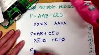 Boolean Simplification Single Variable: Example 1