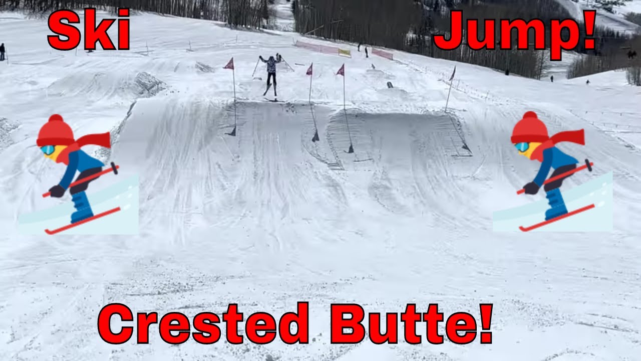 Crested Butte Terrain Park! Ski Jump Crested Butte! Best Place to Ski