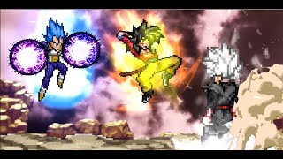 The Birth Of Baby Vegito Black Sprite Animation