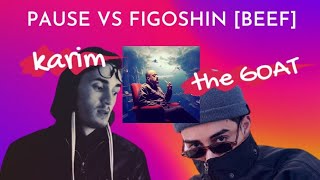 FIGOshin Vs PAUSE Flow - THE BEEF.. Karim the GOAT Review.. صراع الهوية بين سيزيف ومونرو