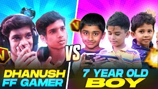 🥰💥 Dhanush FF Gamer VS 🥰 7 years Old Boy 💥( Pro Player ) in Telugu| Dhanush FF Gamer | screenshot 2