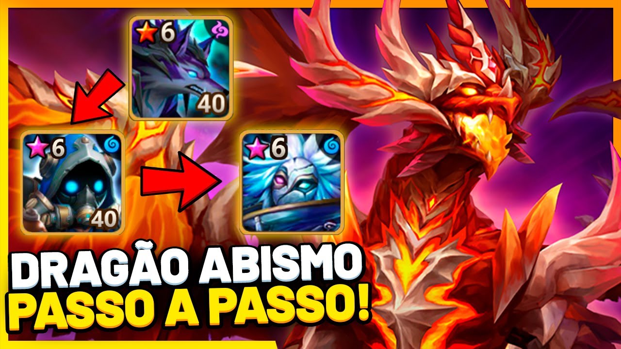 DRAGÃO ABISMO DO INICIANTE AO AVANÇADO! TIMES PARA CADA FASE DO JOGO! SUMMONERS WAR