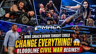 WWE SmackDown Tonight Could CHANGE EVERYTHING! 😱 Bloodline Civil War Begins?!