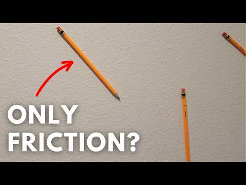 Friction alone holds pencils on the wall... or does it? (2 Truths & Trash)