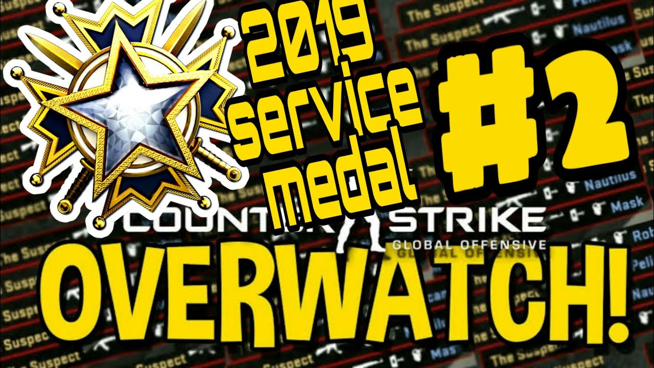 CSGO overwatch #2 and Getting 2019 service medal ||Gaming Beasty||