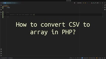 How to convert CSV to array in PHP? Convert CSV to #php Array in Seconds Using str_getcsv!