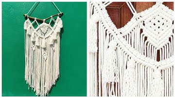 DIY MACRAME WALL HANGING TUTORIAL