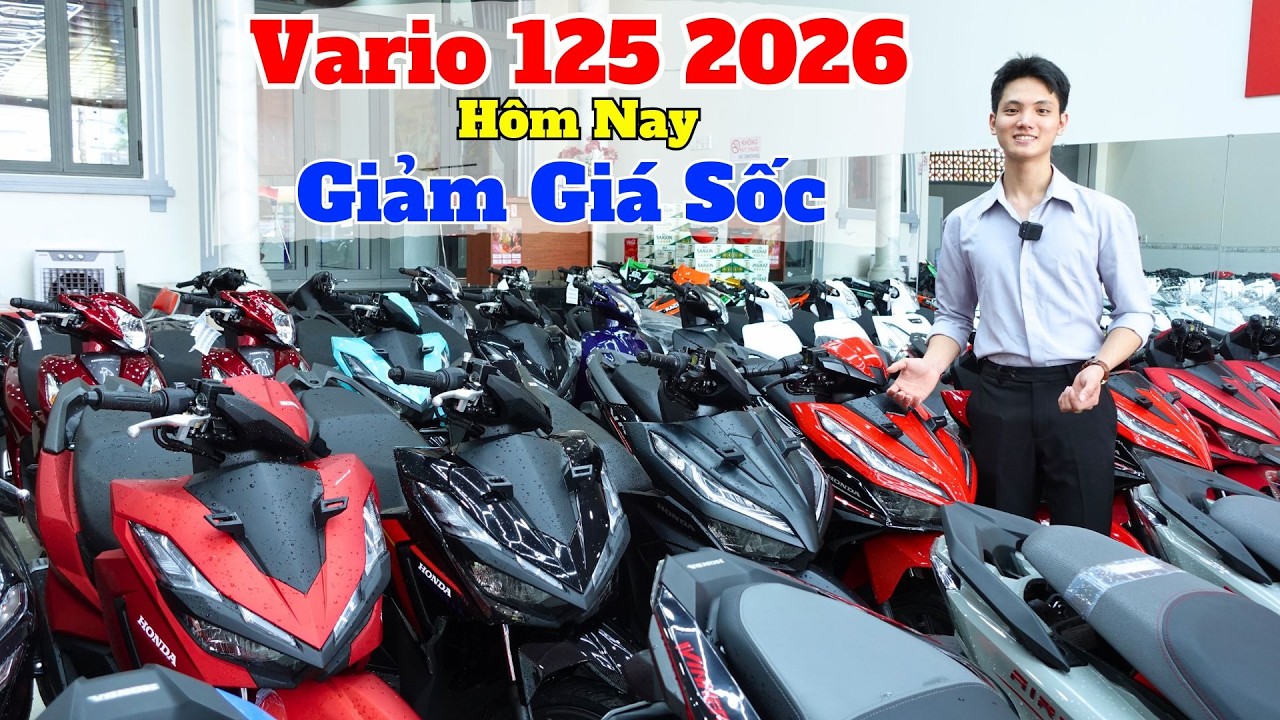 Vario 125 2026 - Giá Xe Vario 125 Bản 2026 Mới Nhất Giảm Giá Sốc
