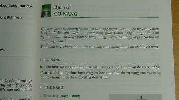 VẬT LÍ 8 - BÀI 16 CƠ NĂNG #mshanh #vatli8