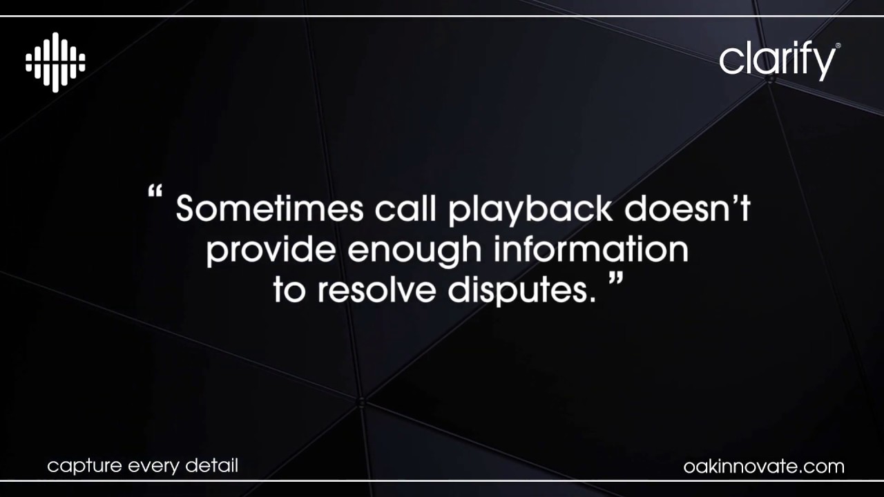 Capture every detail