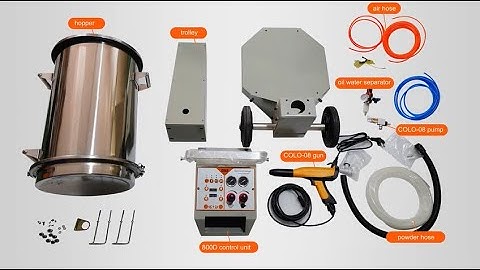 COLO-800D Powder Coating Machine Installation