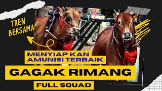 GAGAK RIMANG FULL SQUAD .persiapan amunisi terbaik Untuk event bulan depan