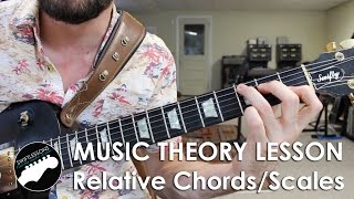 What Are Relative Major/Minor Chords and Scales? Music Theory Guitar Lesson