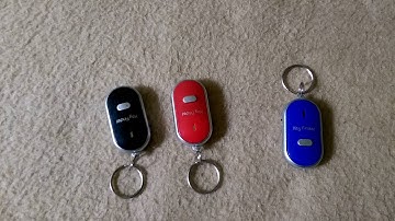 Whistle key finder key tracker anti-lost with flash