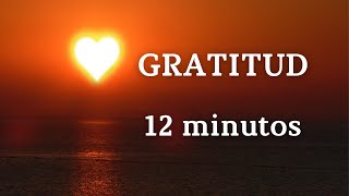 💜 Meditación Guiada de AGRADECIMIENTO  || 12 Minutos de Bienestar y GRATITUD 🙏🏼🌸