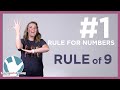 ASL Numbers and the Rule of 9 Quiz