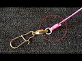 I bet you haven't tried this yet | Great fishing knot to try.