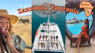 Zanzibar, Tanzania Travel Vlog | Mikumi Safari, The Rock Restaurant, Nungwi Beach & more