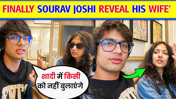 🫨OMG Sourav joshi Reveal his Wife face | Sourav joshi vlogs| Sourav joshi Wife | sourav joshi video