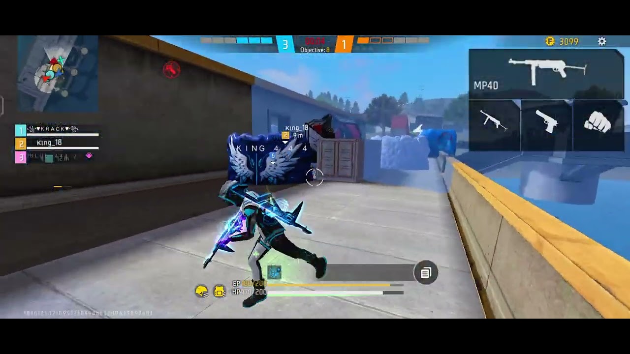 FREEFIRE HIGHLIGHTS 💥😎🤯 KING 444 GAMEPLAY MP40 OVERGAMEPLAY 💀🤯💥 ...