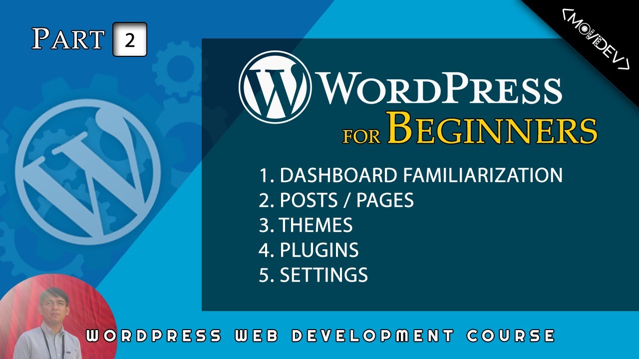 Wordpress Web Development | WordPress for Beginners Part 2 (Tagalog