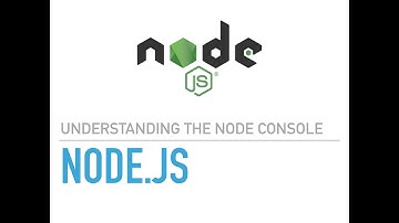 NodeJS ConsoleAPI: console.log(), console.error() console.info()