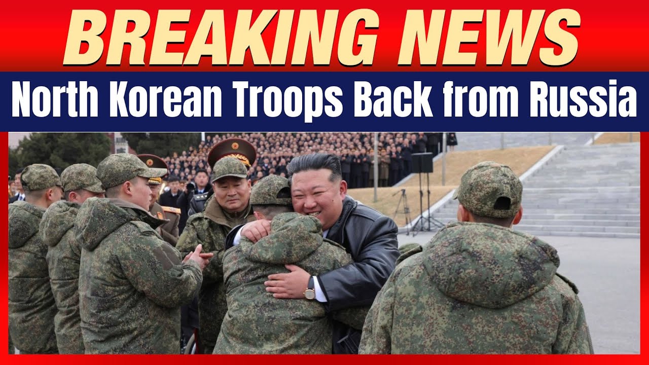 LIVE: North Korean Troops Return from Russia Mission | Kim Jong Un Ceremony in Pyongyang