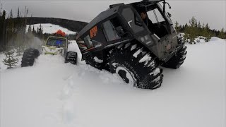 Deep snow wheelin day in Kelowna BC !