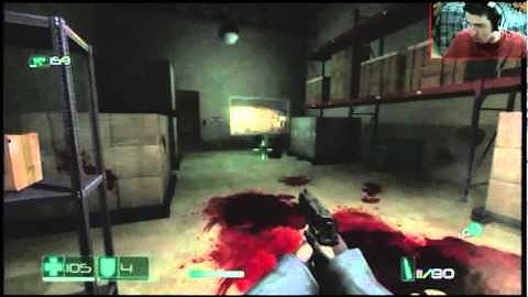 F.E.A.R. walkthrough part 2 w/ face cam