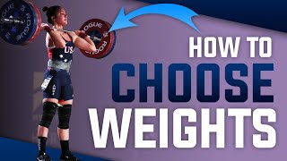 How To Choose Competition Weights For Olympic Weightlifting