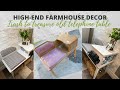 HIGH-END FARMHOUSE DECOR/TRASH TO TREASURE OLD TELEPHONE TABLE DIY