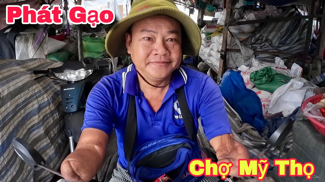 Chợ Mỹ Thọ Cao Lãnh Đồng Tháp Người Khó Khăn Vui Mừng Nhận Gạo Từ Nhà Hảo Tâm Mỹ | Khương Nhựt Minh
