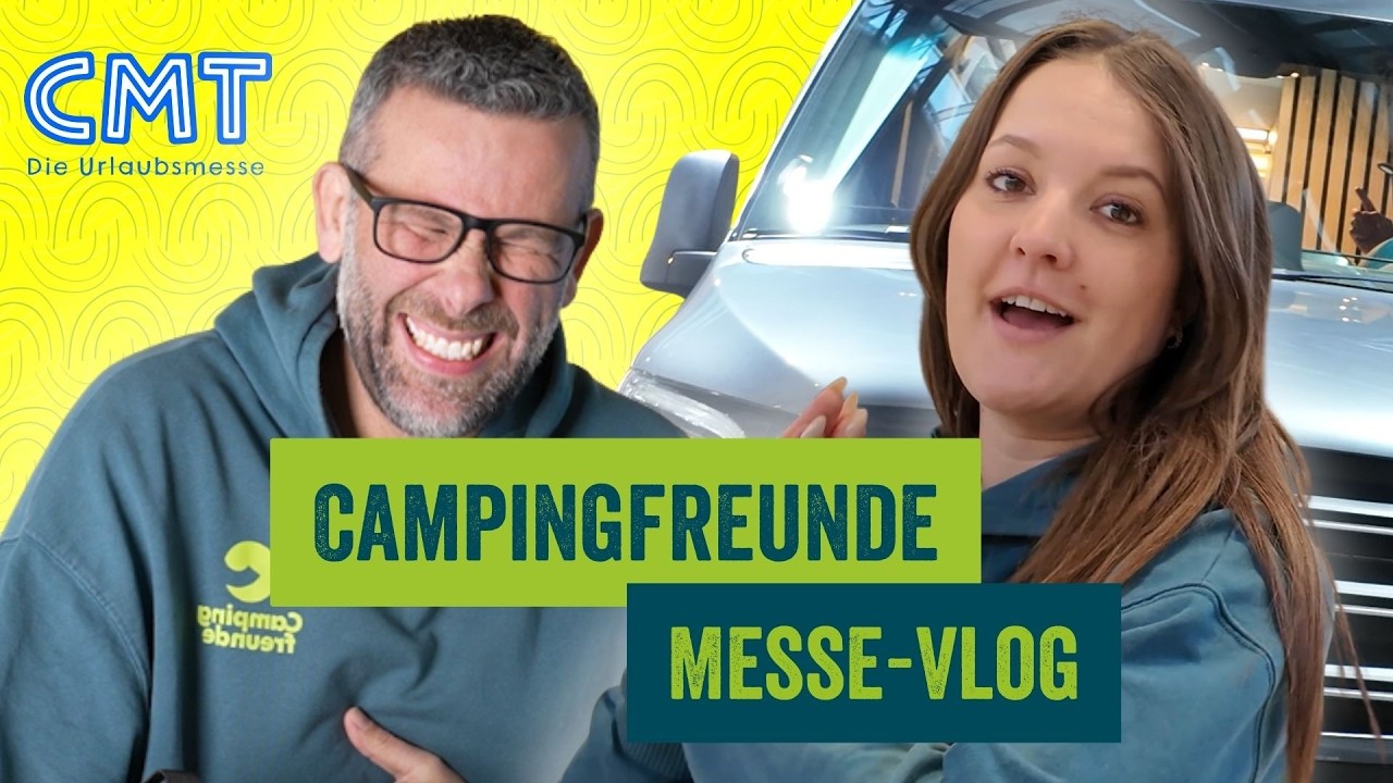 CMT 2026: Die besten Camping Gadgets & Trends | Messe-Vlog mit Marcel & Luisa | Campingfreunde 🚐