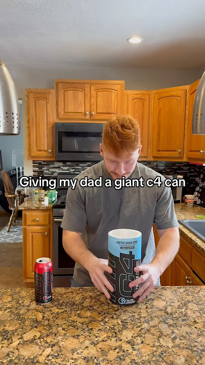 Giving My Dad A GIANT C4 Can