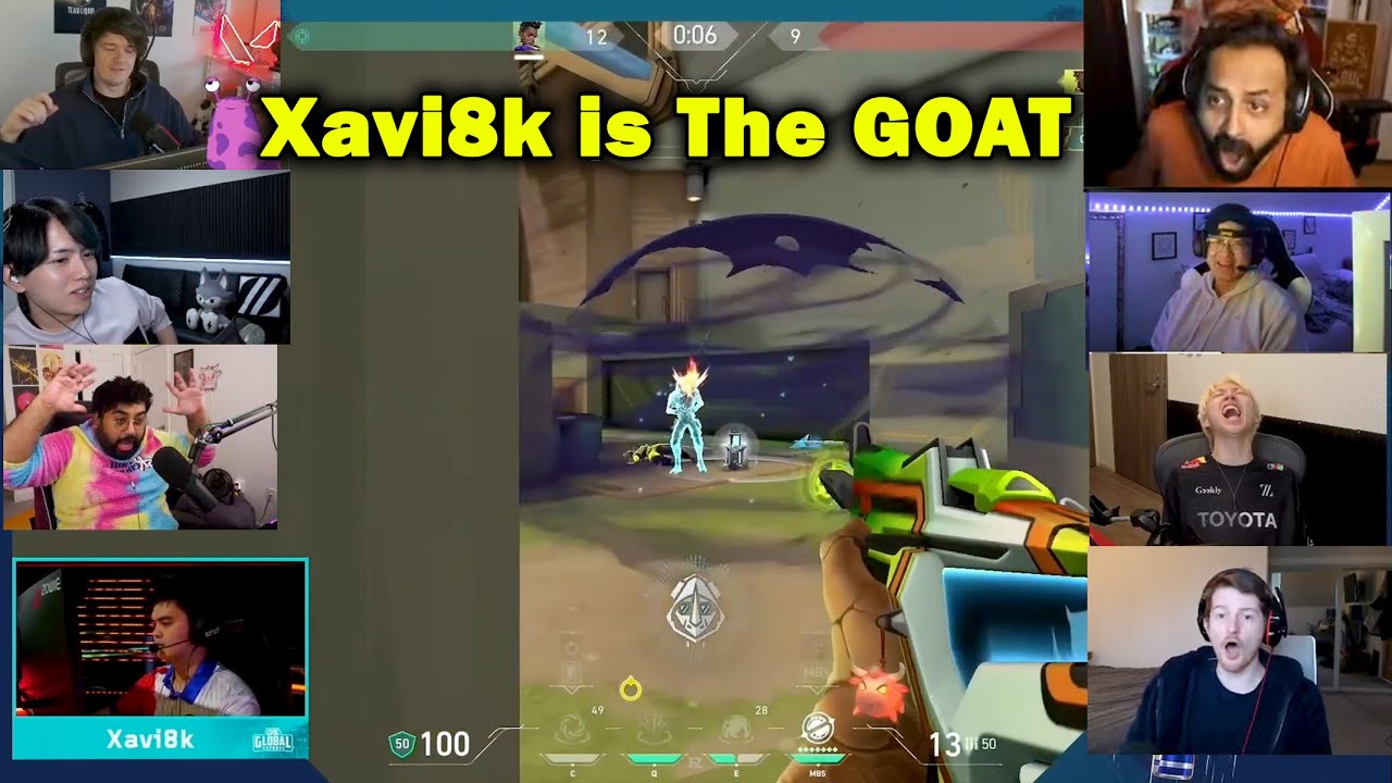 GE xavi8k Shocked Everyone with This Brilliant 1v3 Clutch vs ZETA DIVISION | Streamers React (VCT)