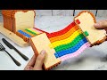 Impossible LEGO or REAL Random RAINBOW FOOD Recipe 🌈 | BEST of LEGO Breakfast Compilation