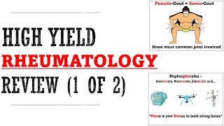 Rheumatology Part 1 of 2 Review | Mnemonics And Proven Ways To Memorize For Your Exams! screenshot 5